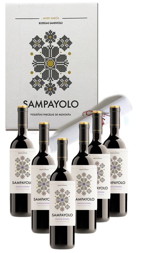 6 botellas de Garnacha tintorera Sampayolo 2024 (promoción 15%)