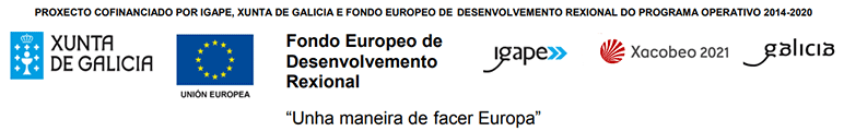 Proxecto cofinanciado por IGAPE, Xunta de Galicia e Fondo europeo de desenvolvemento rexional do programa operativo 2014-2020