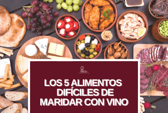 Los 5 Alimentos difíciles de maridar con vino