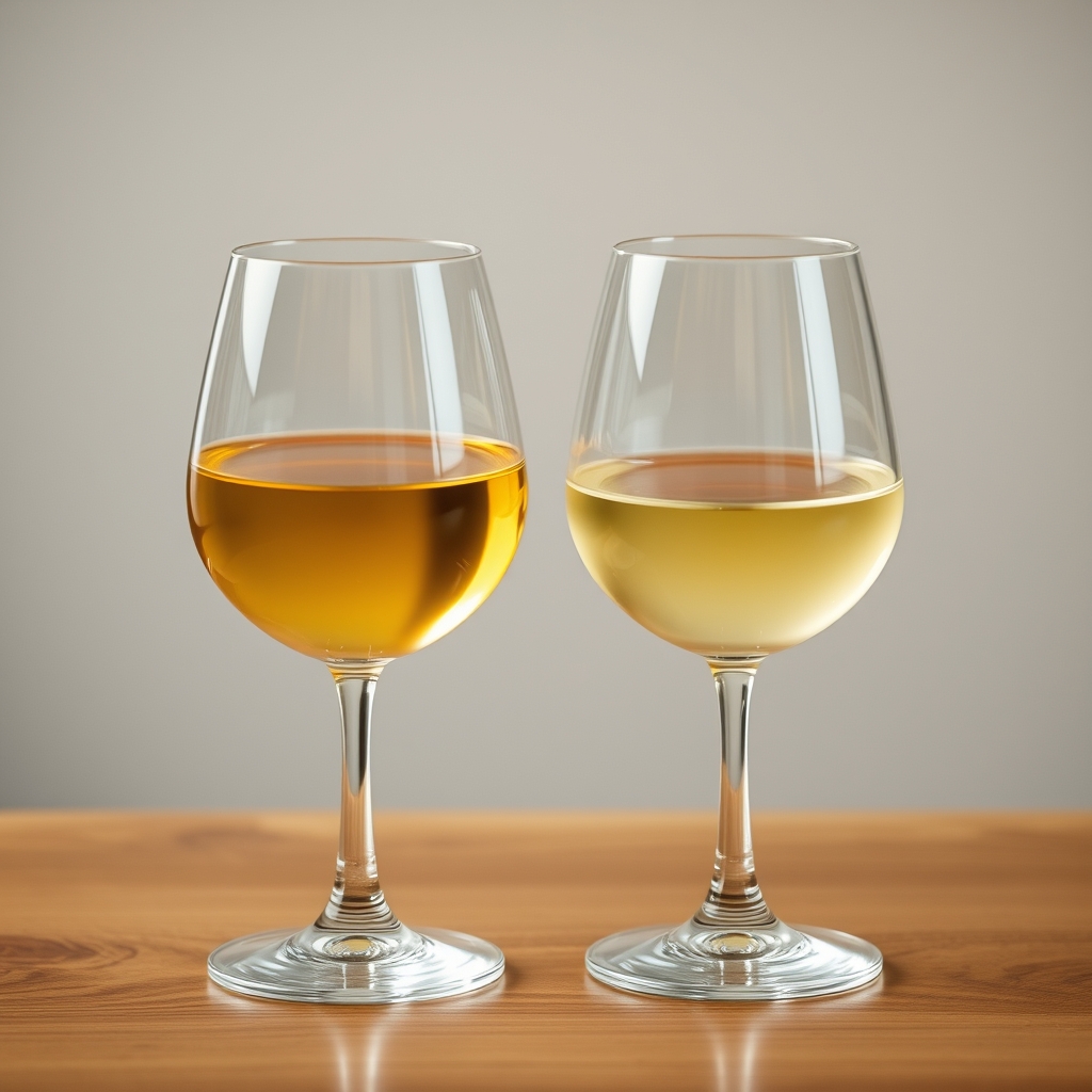 Copas de Godello y Albariño comparadas