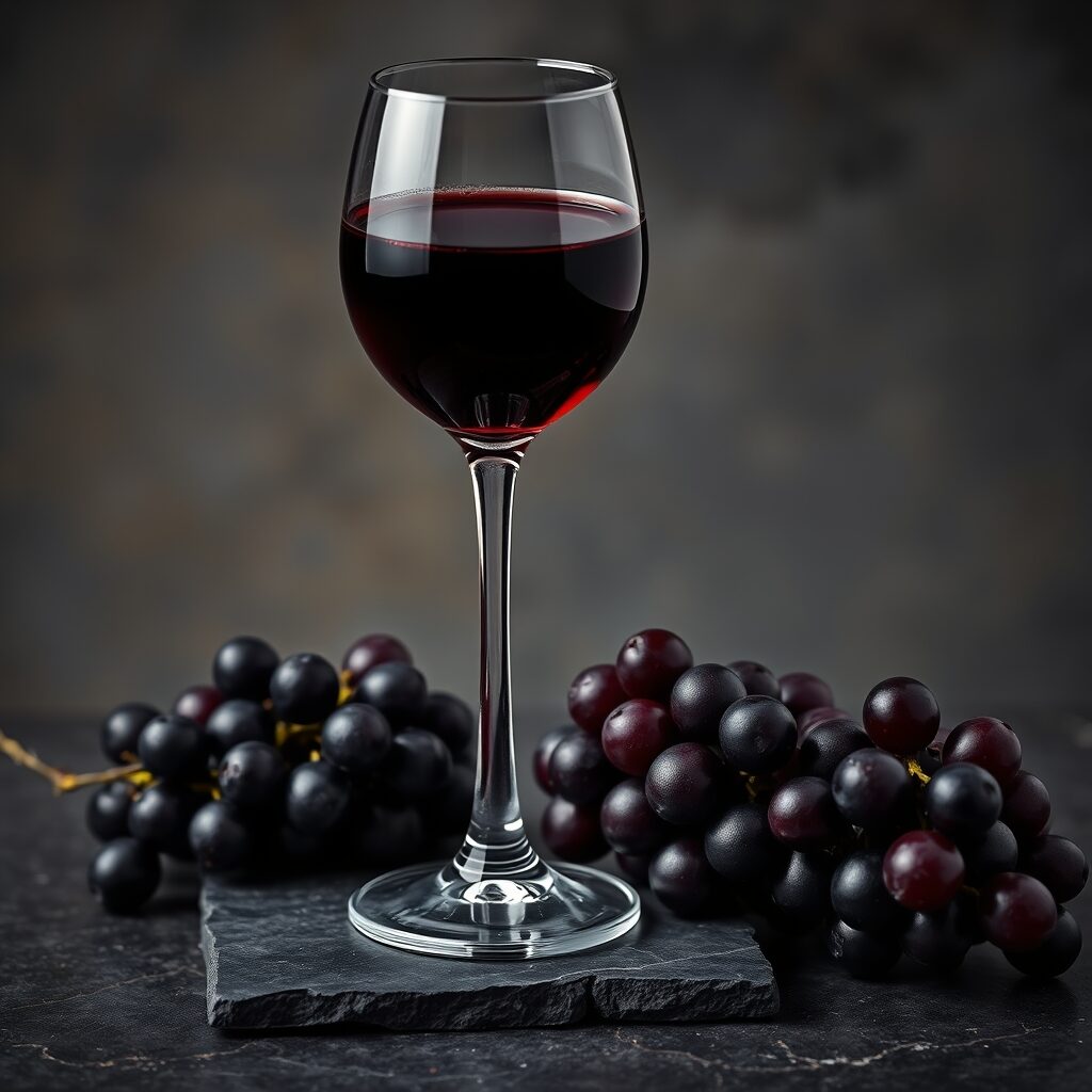 Garnacha Tintorera de Valdeorras en copa